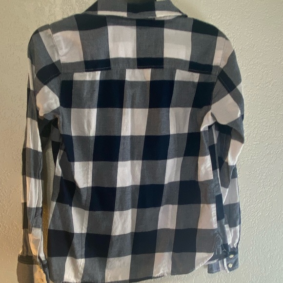 Tommy Hilfiger Navy Buffalo Plaid Shirt - Picture 5 of 6